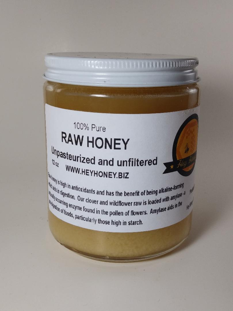 Unfiltered raw honey - 12 oz | Market Wagon | Online Farmers Markets